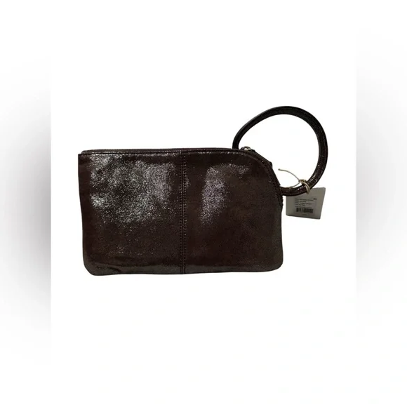 HOBO Brown Leather Clutch Timeless Design - Picture 3 of 6